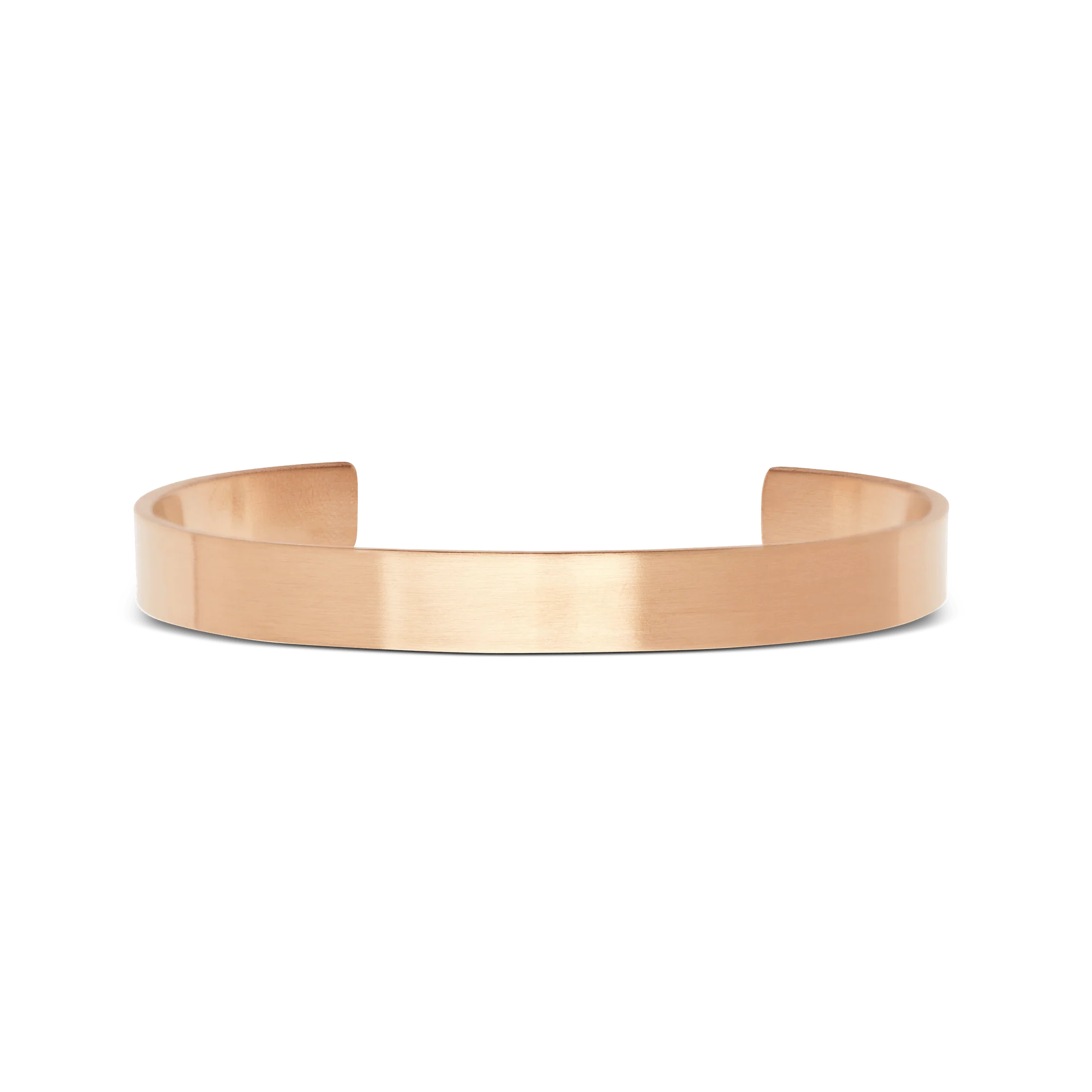 Line Cuff Brushed Rose Gold