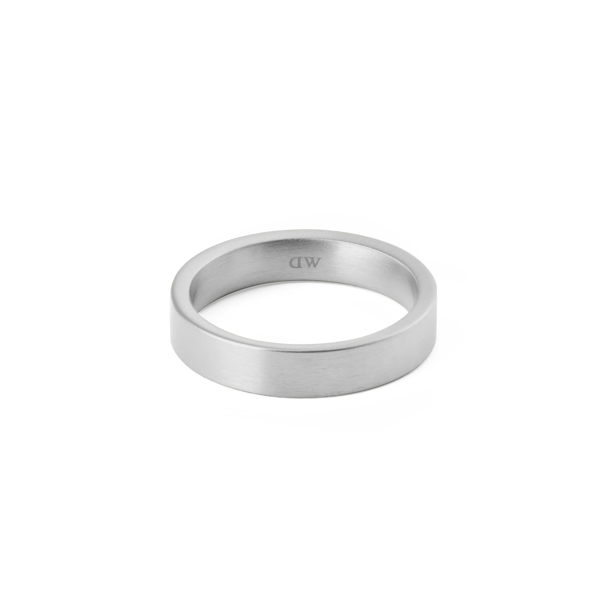 Line Ring Brushed Silver 4.5mm - Image 4