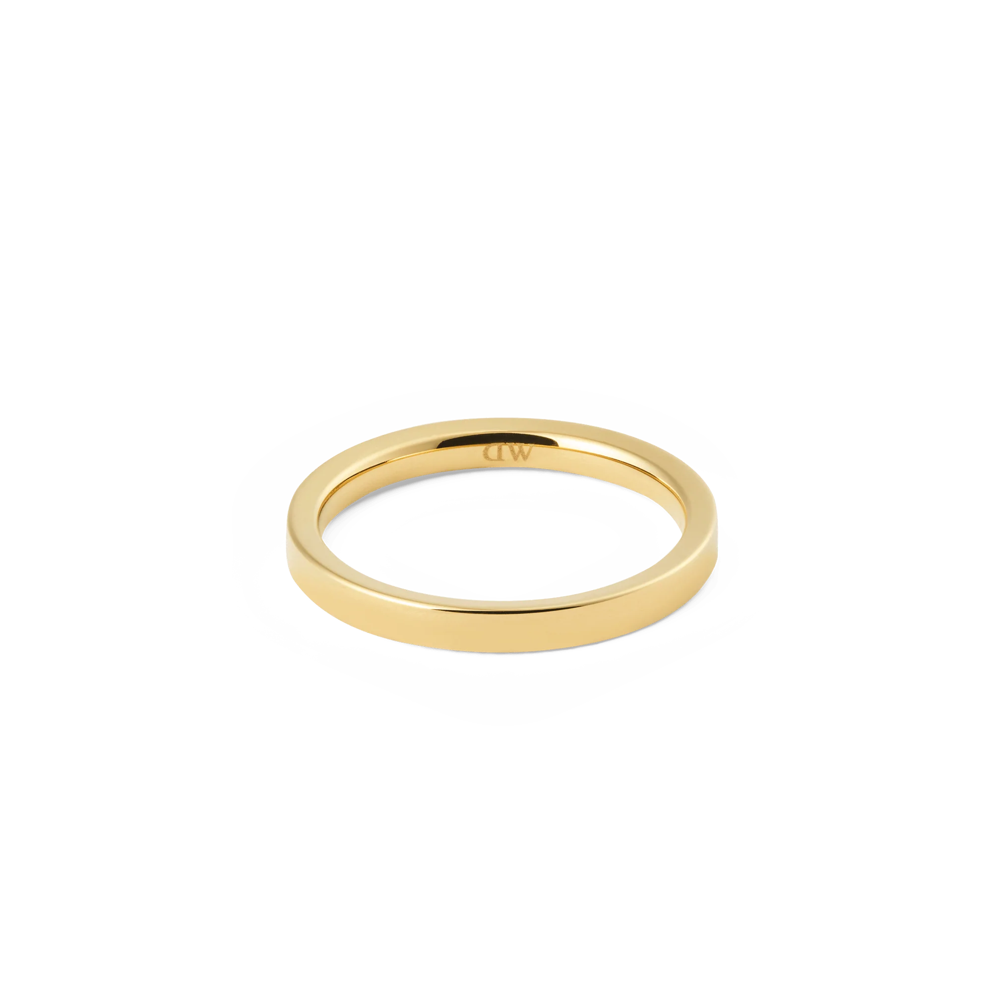 Line Ring Polished Gold 2.5mm - Image 4