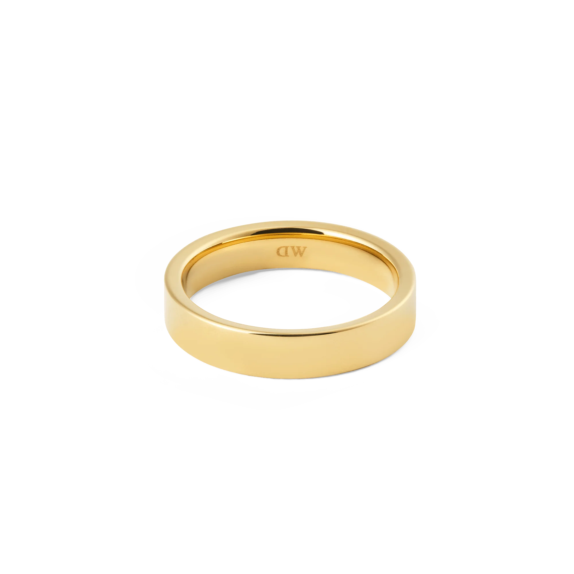Line Ring Polished Gold 4.5mm - Image 4