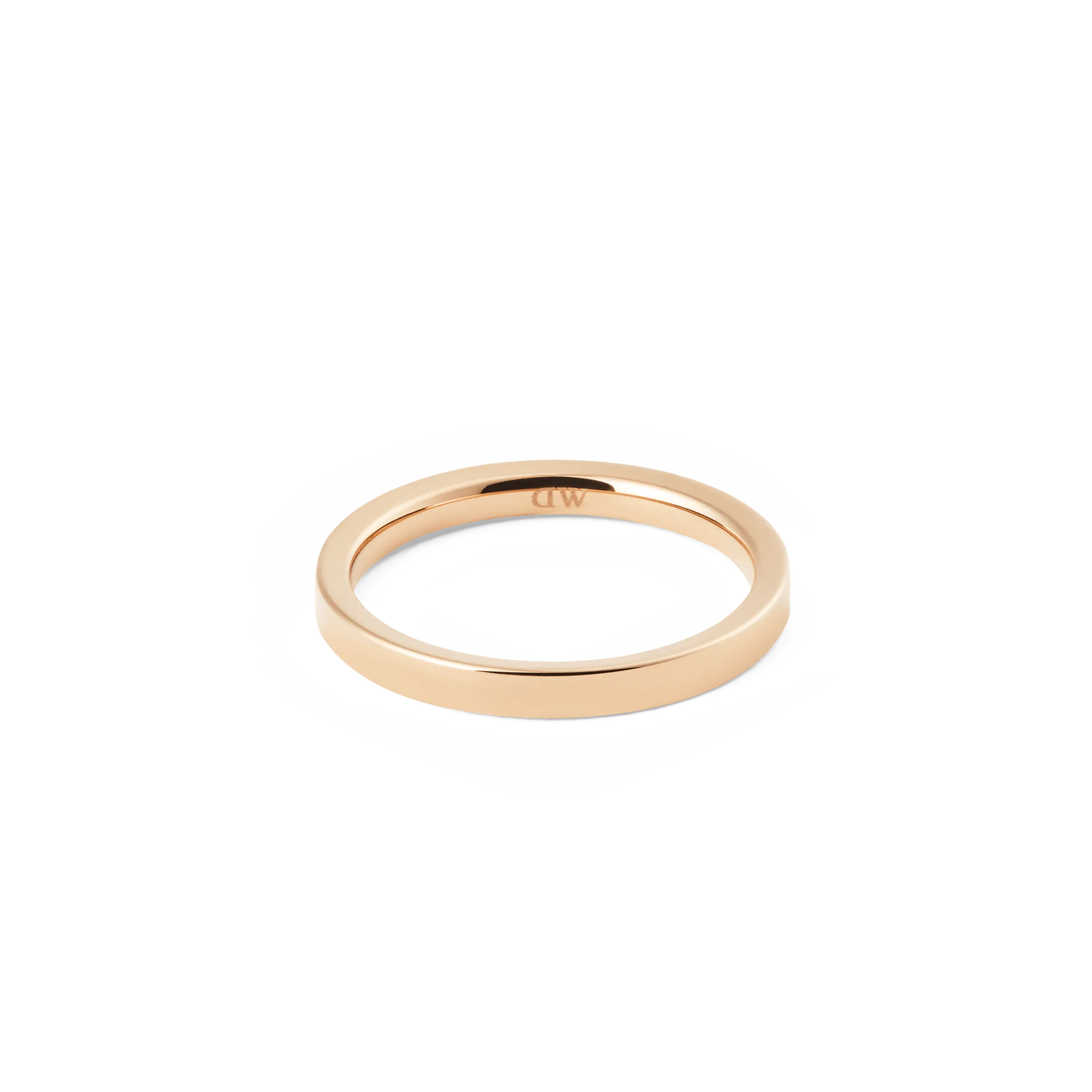 Line Ring Polished Rose Gold 2.5mm - Image 4