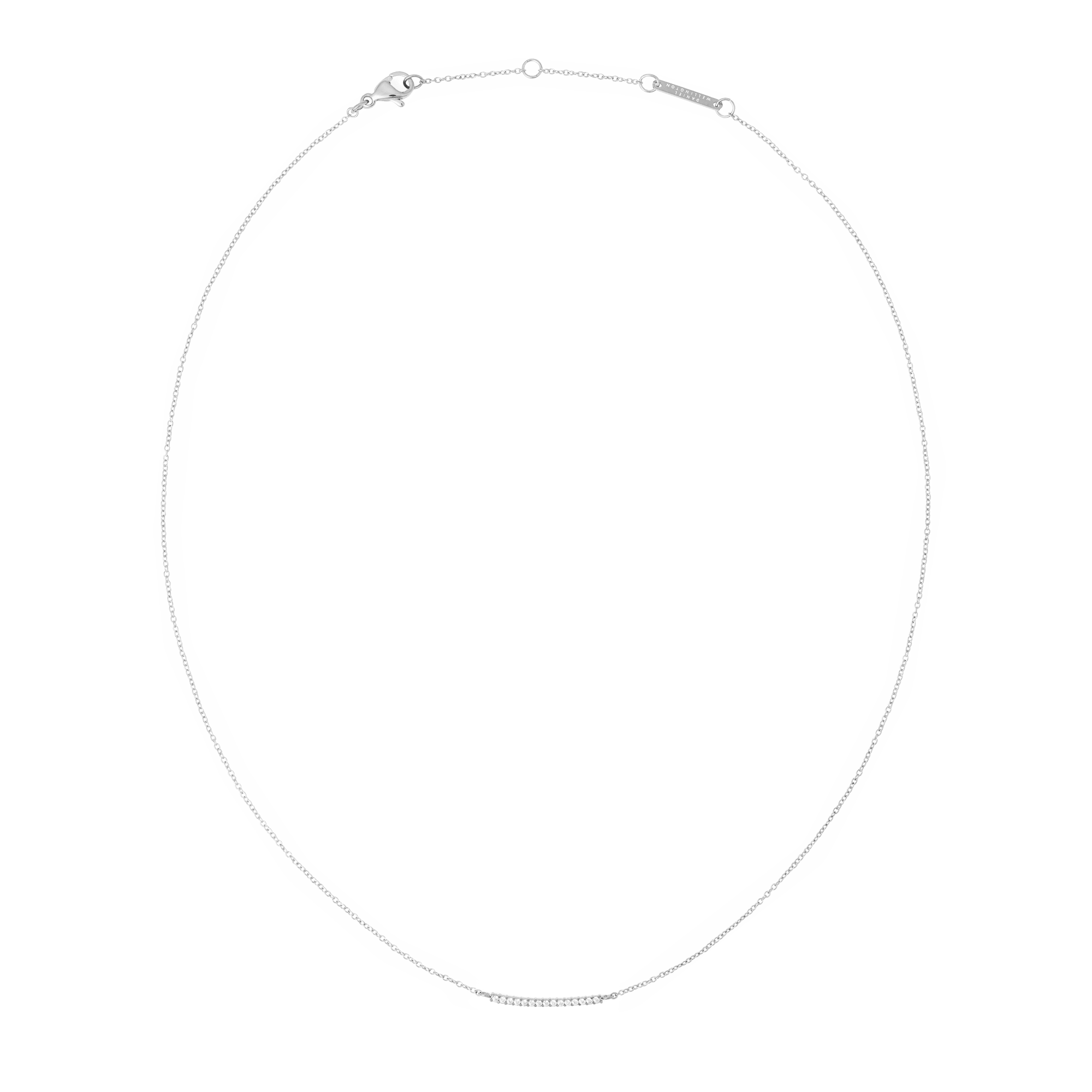 Mirelle Eternity Necklace Silver - Image 3