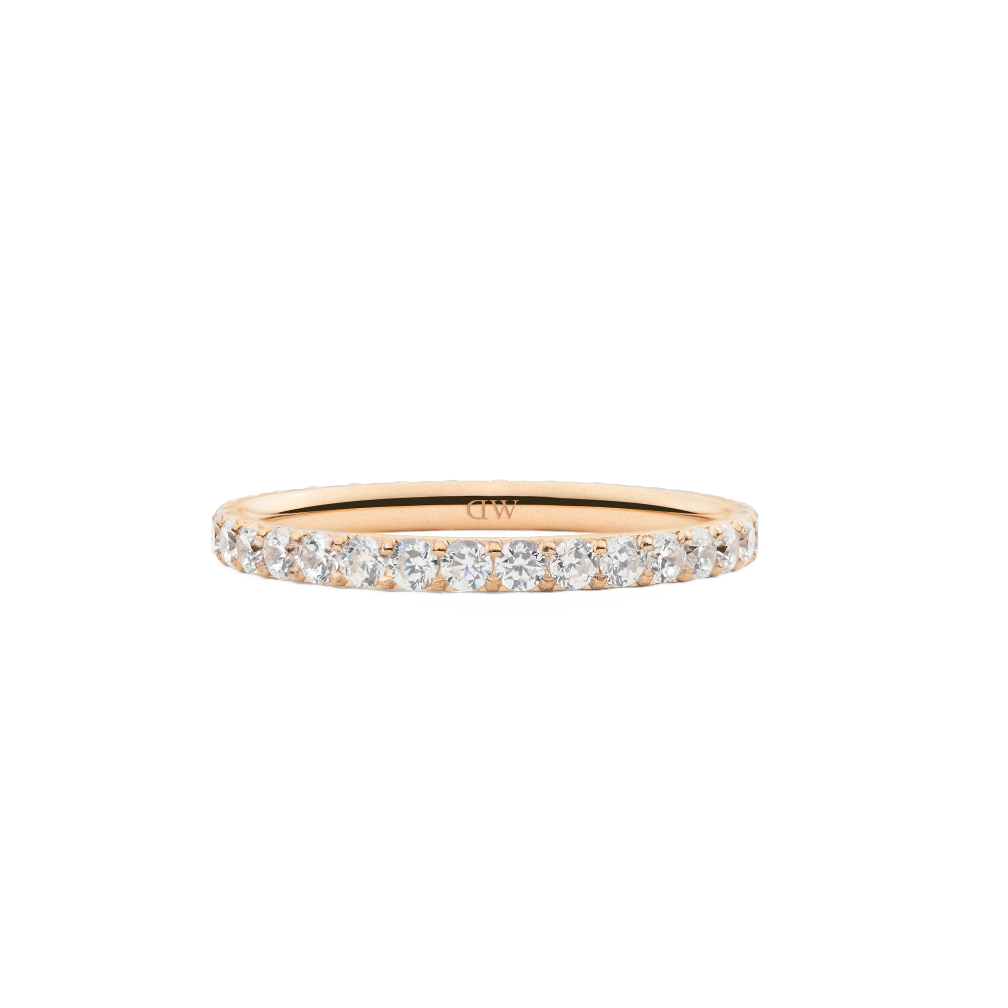 Mirelle Eternity Ring Rose Gold 2mm - Image 3