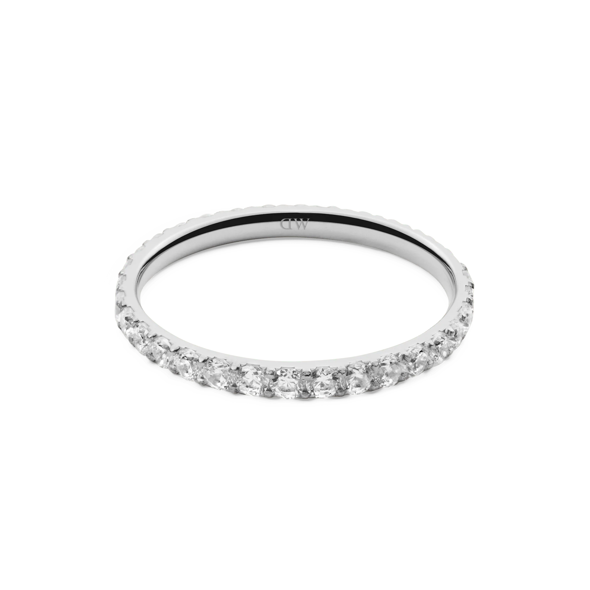 Mirelle Eternity Ring Silver 2 mm - Image 4