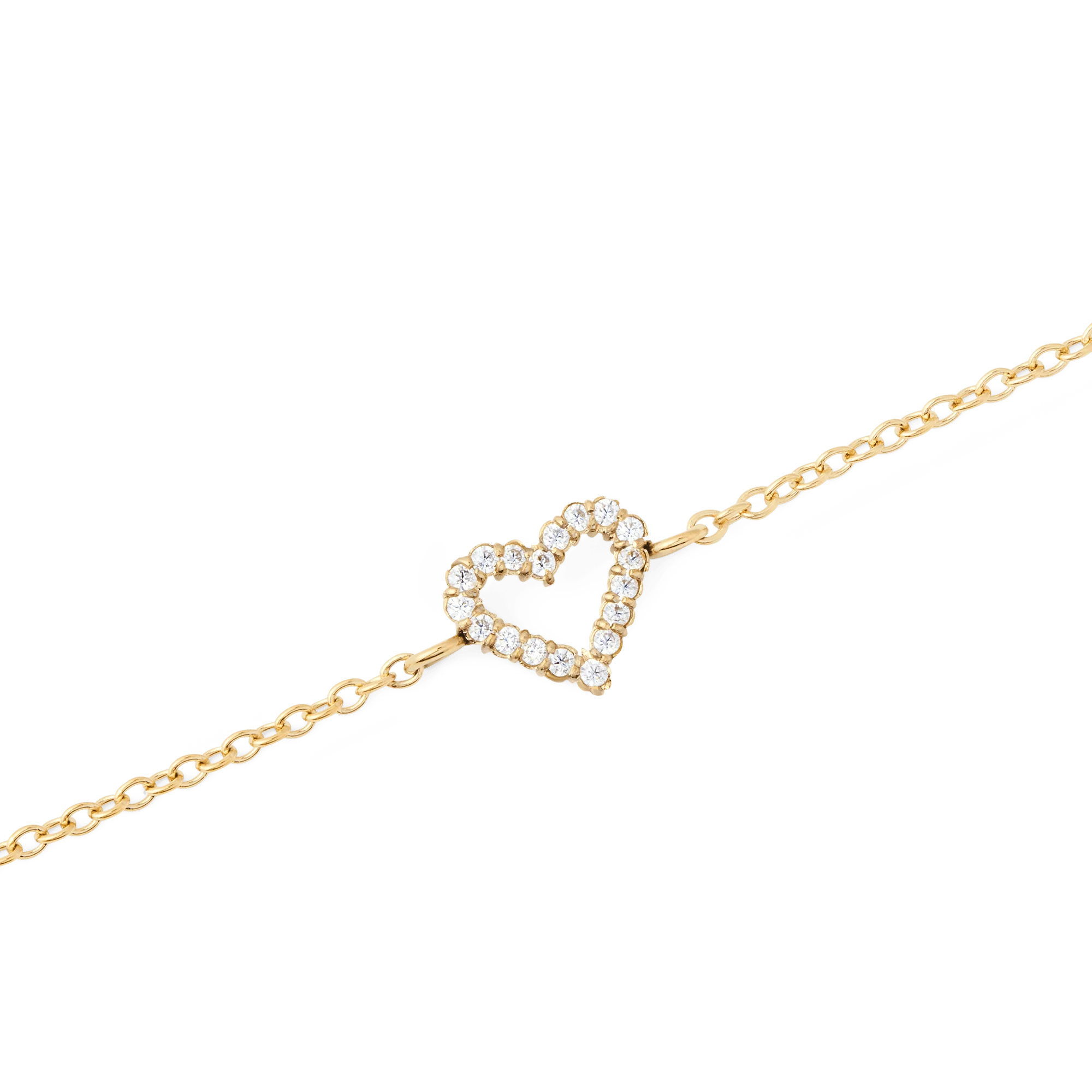 Mirelle Heart Bracelet Gold - Image 3
