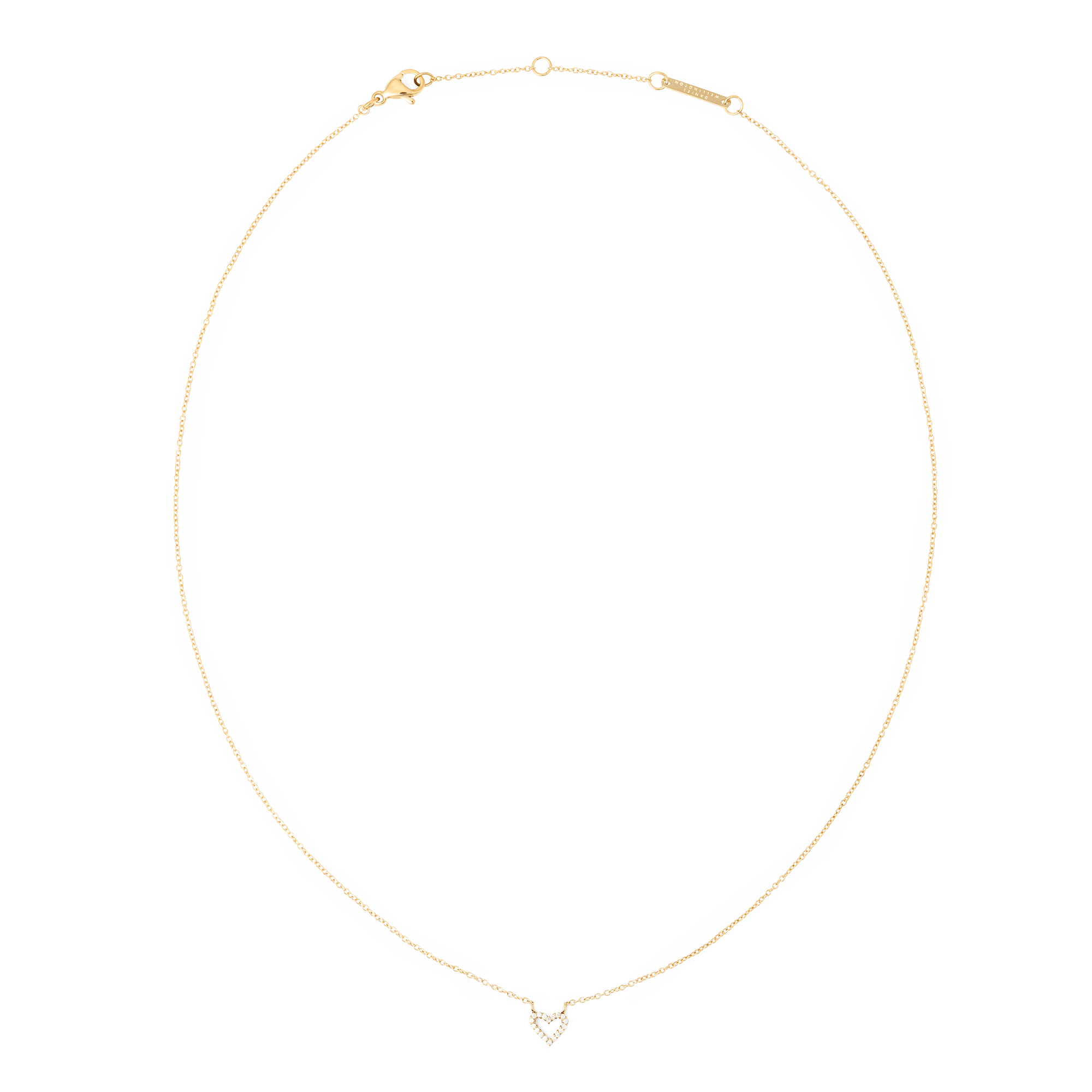 Mirelle Heart Necklace Gold - Image 2