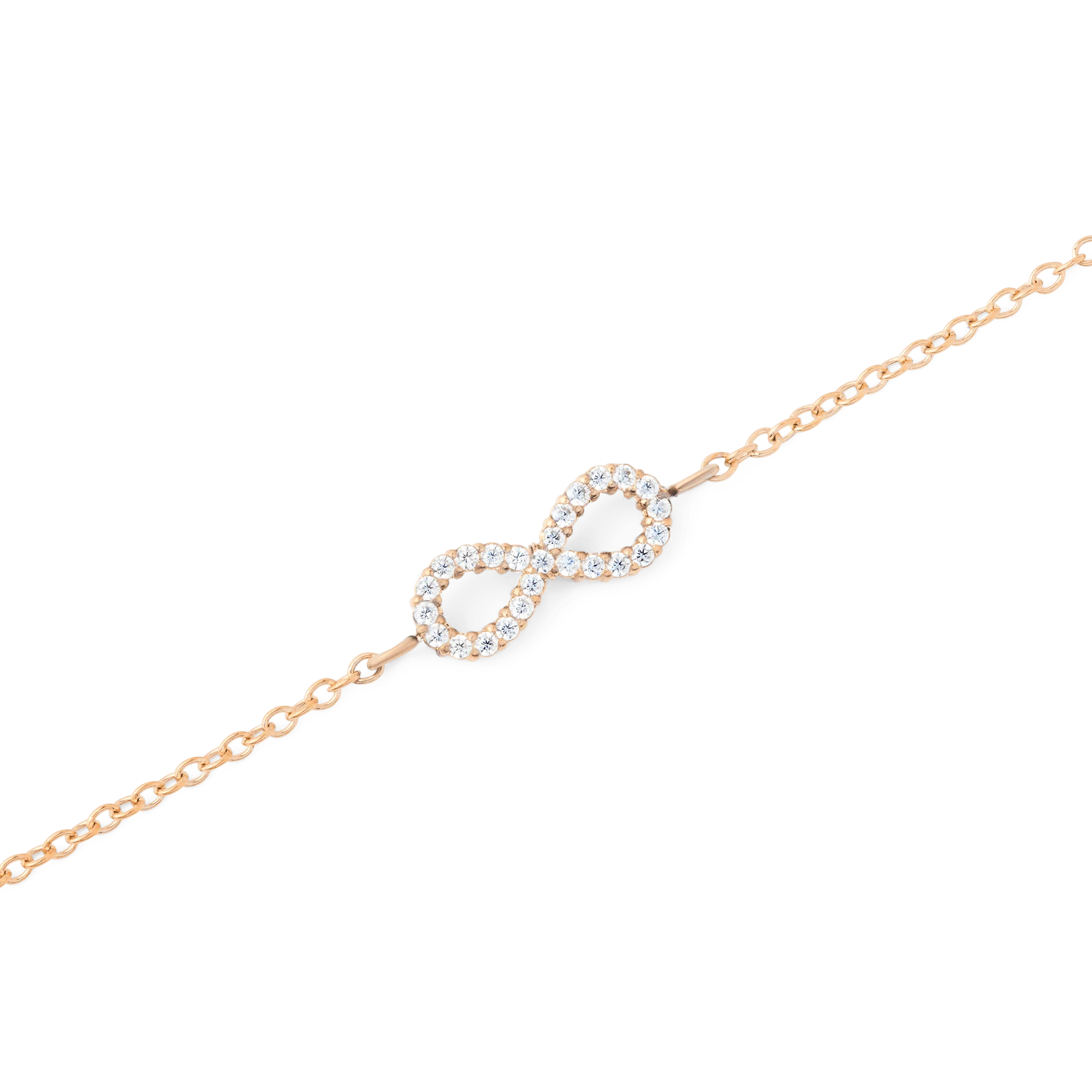 Mirelle Infinity Bracelet Rose Gold - Image 3