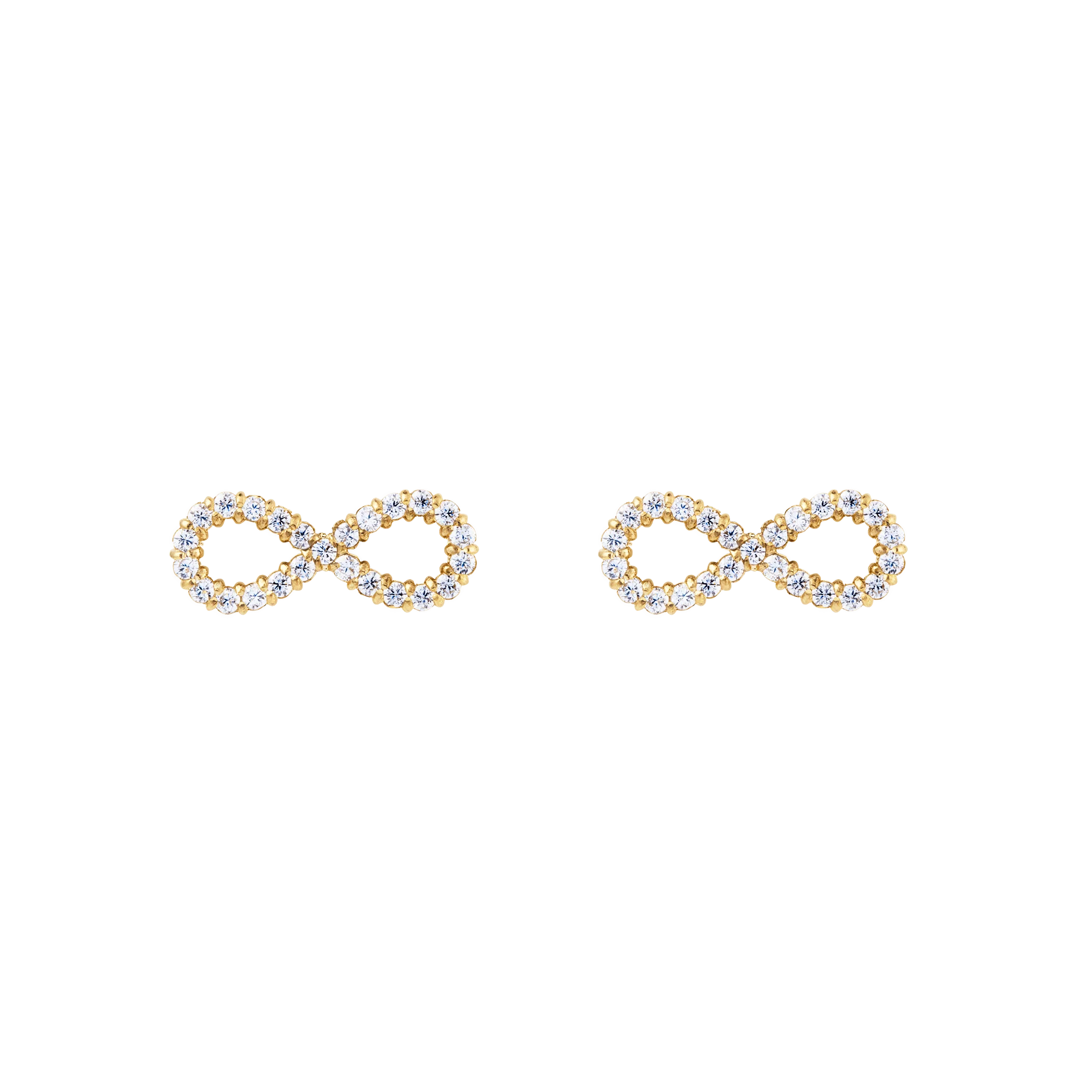 Mirelle Infinity Earrings Gold