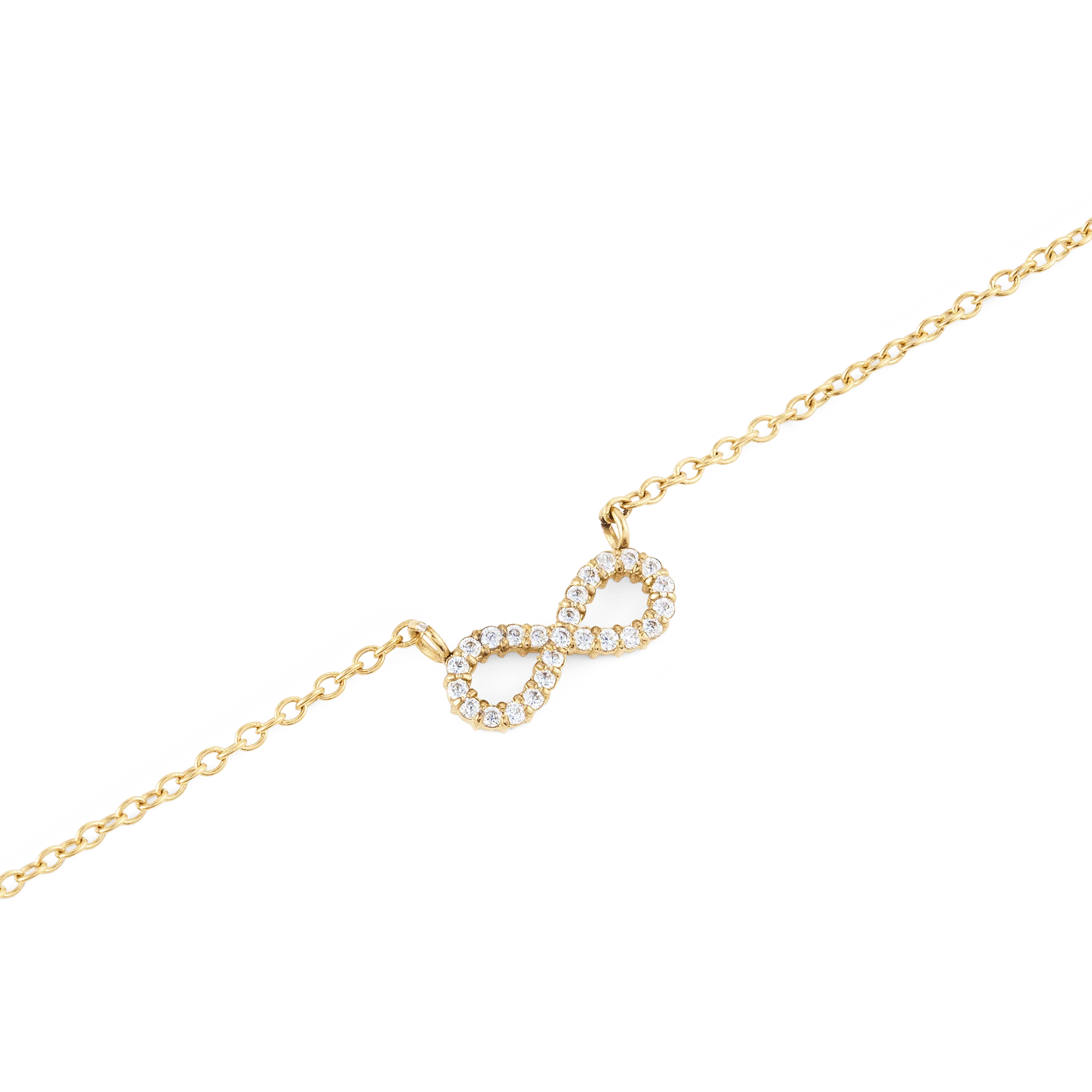 Mirelle Infinity Necklace Gold