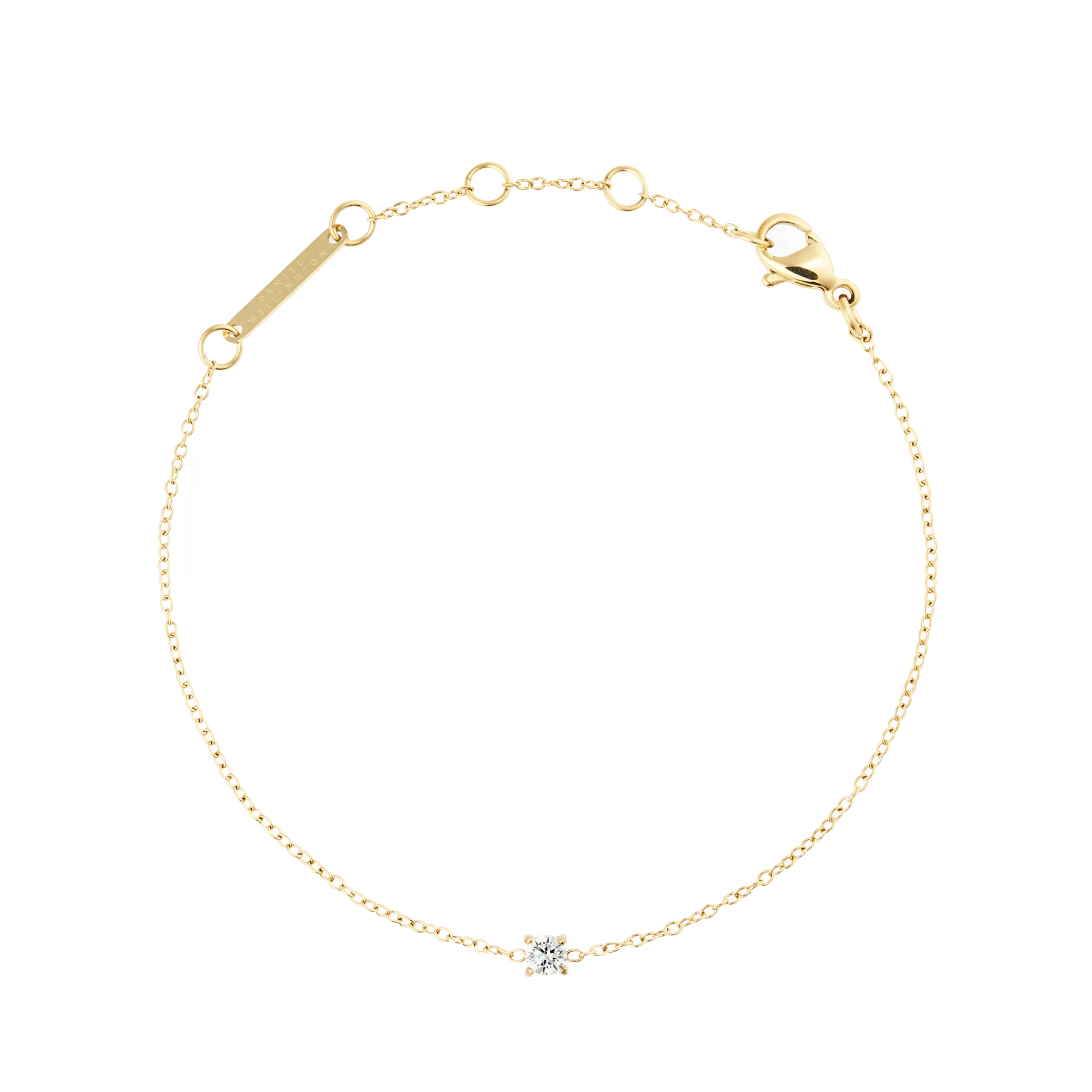 Mirelle Solitaire Bracelet Gold
