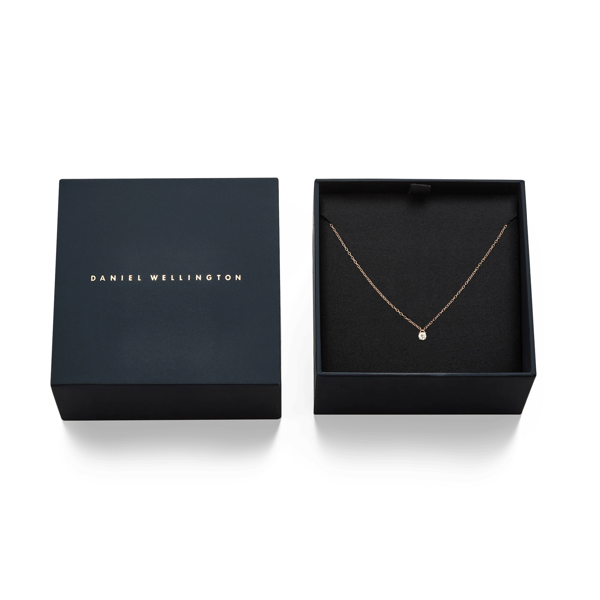 Mirelle Solitaire Necklace Rose Gold - Image 5