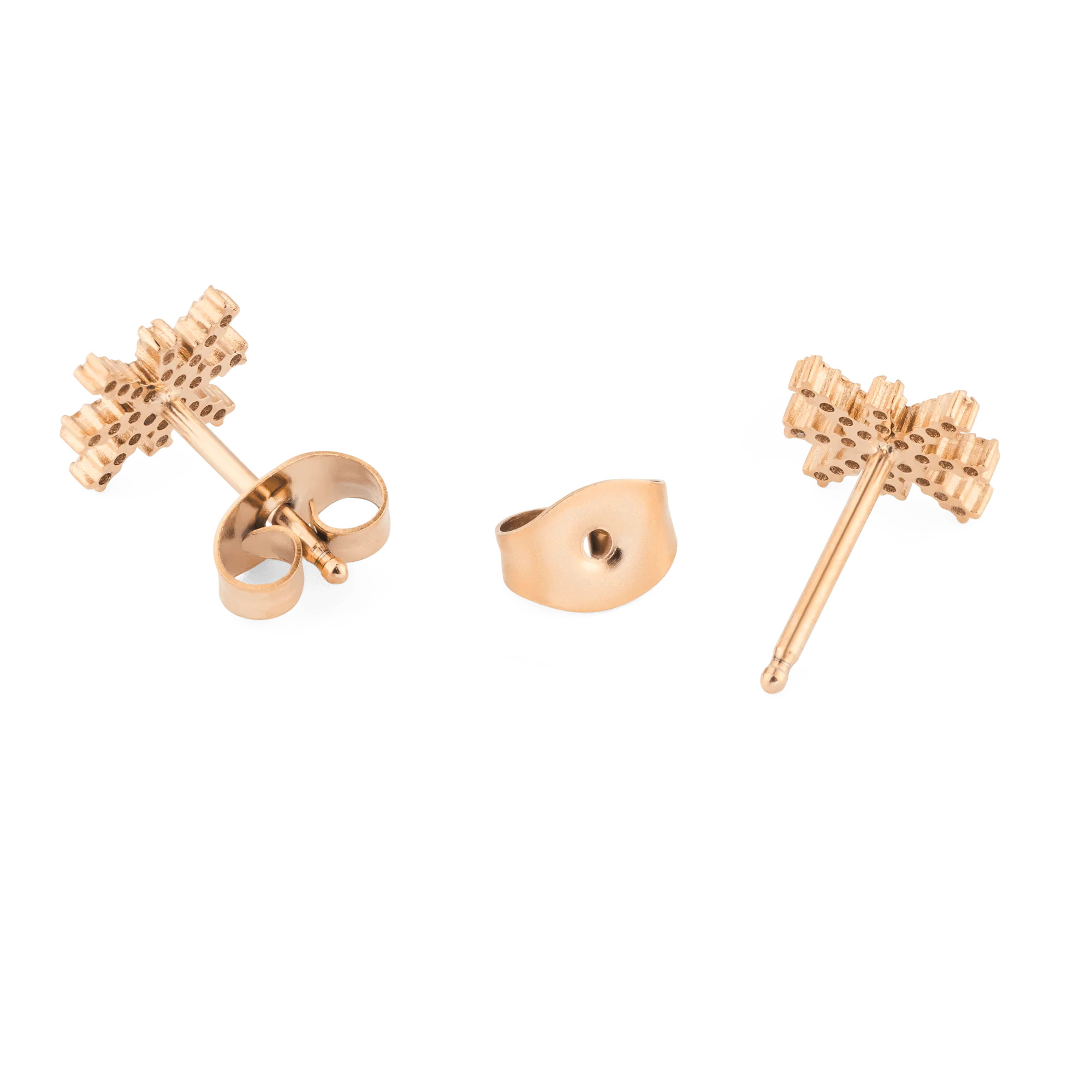 Mirelle Star Earrings Rose Gold - Image 4