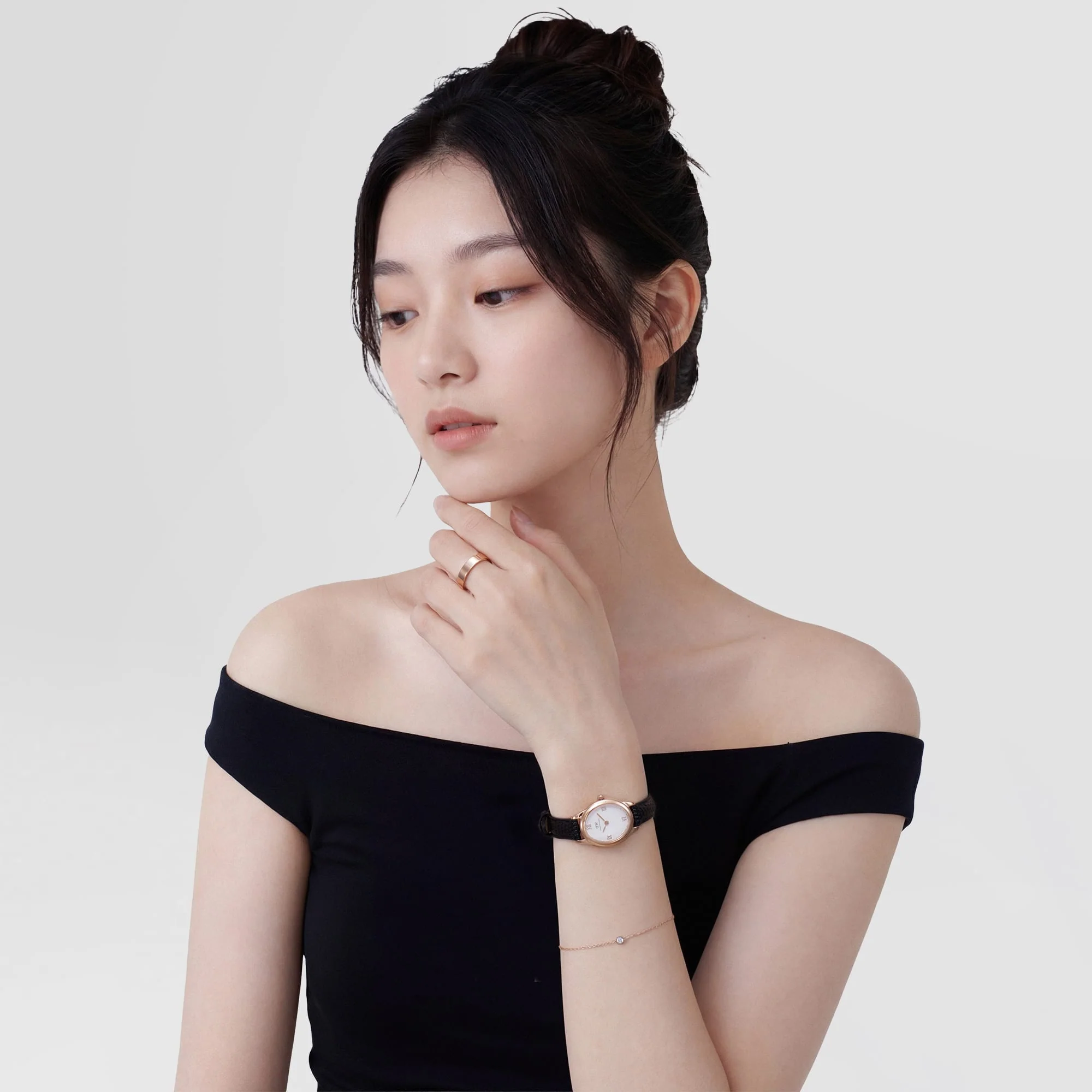Line Ring Polished Rose Gold 4.5mm - Image 2