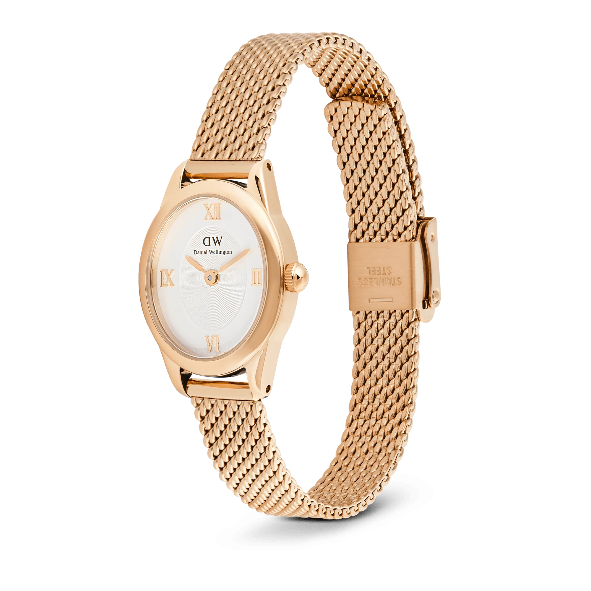 Ophelia Mini Mesh White Rose Gold - Image 4
