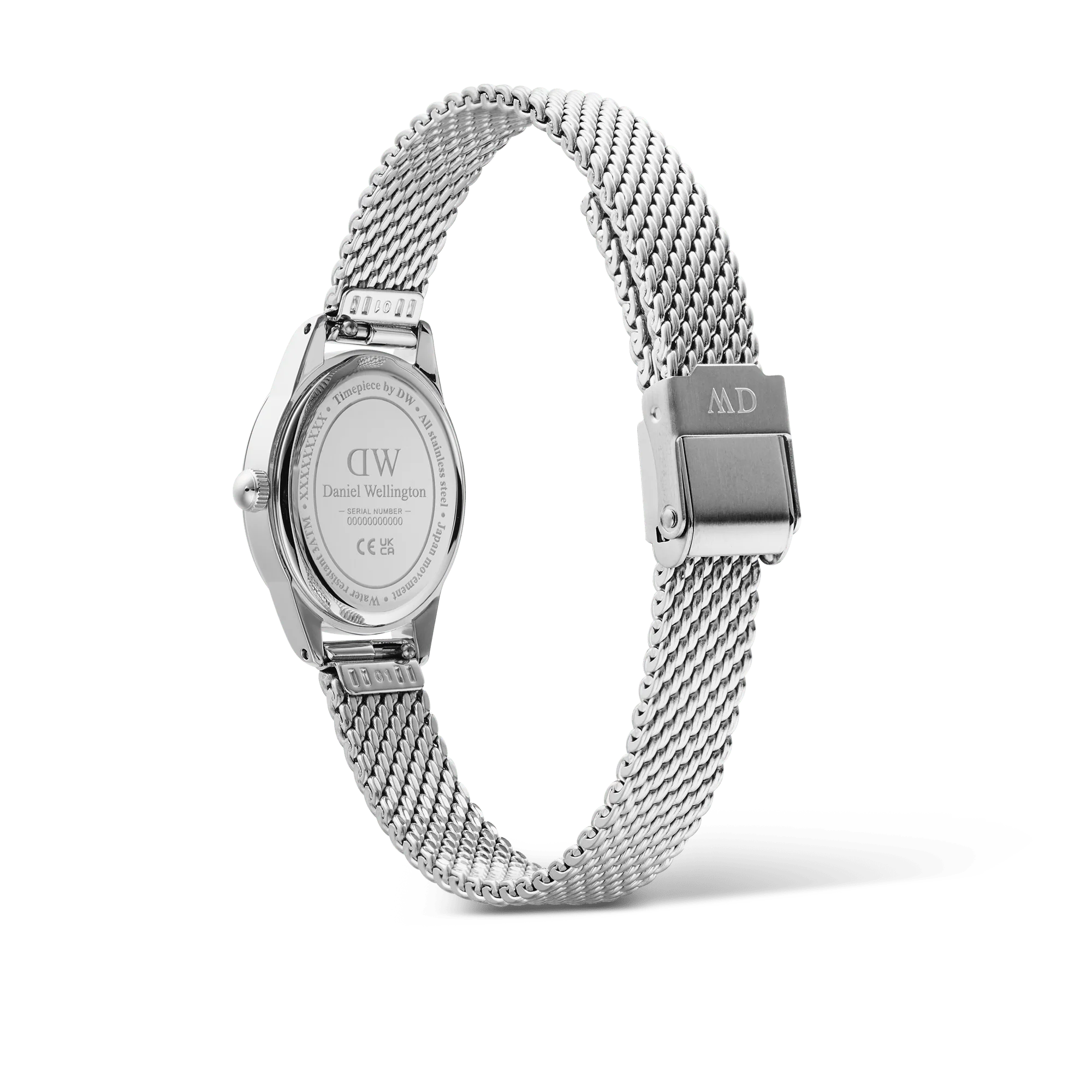 Ophelia Mini Mesh White Silver - Image 5