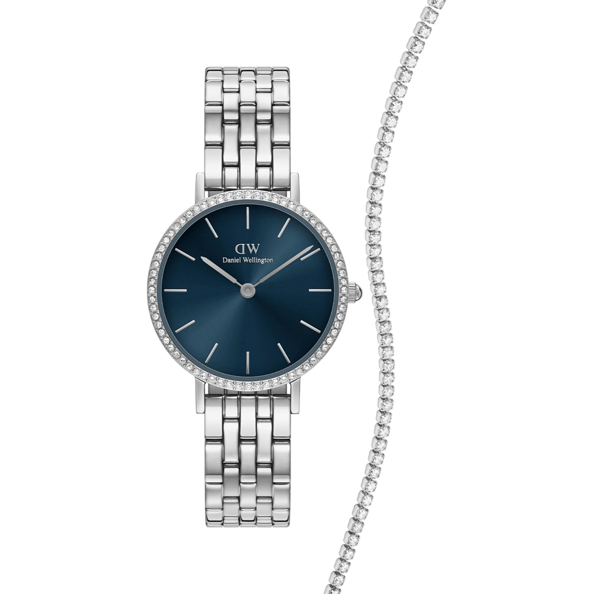Petite Bezel Arctic & Tennis Bracelet S