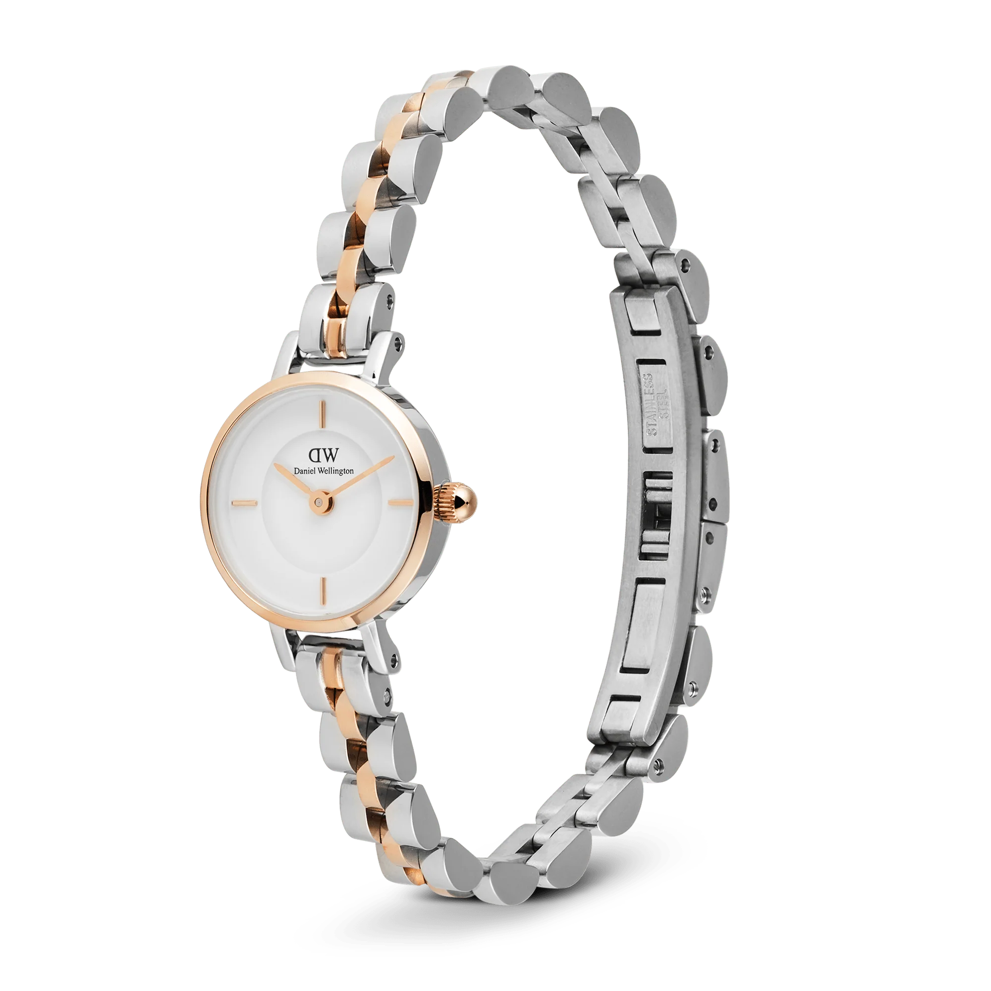 Petite Mini Arch 3-Link Two Tone Rose Gold - Image 5