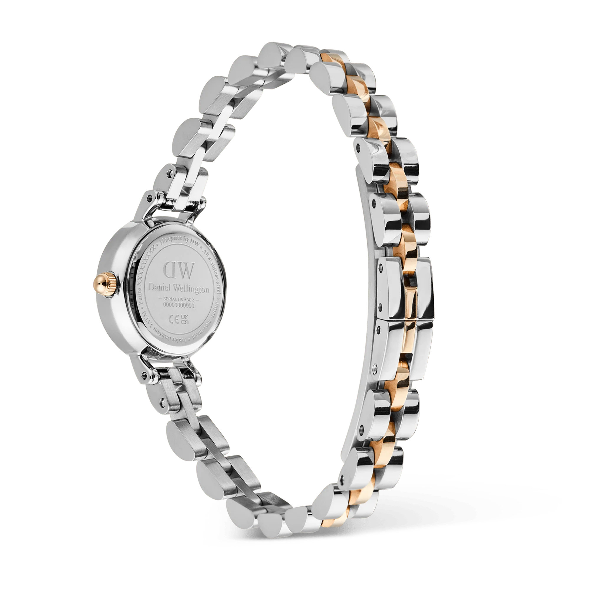Petite Mini Arch 3-Link Two Tone Rose Gold - Image 6