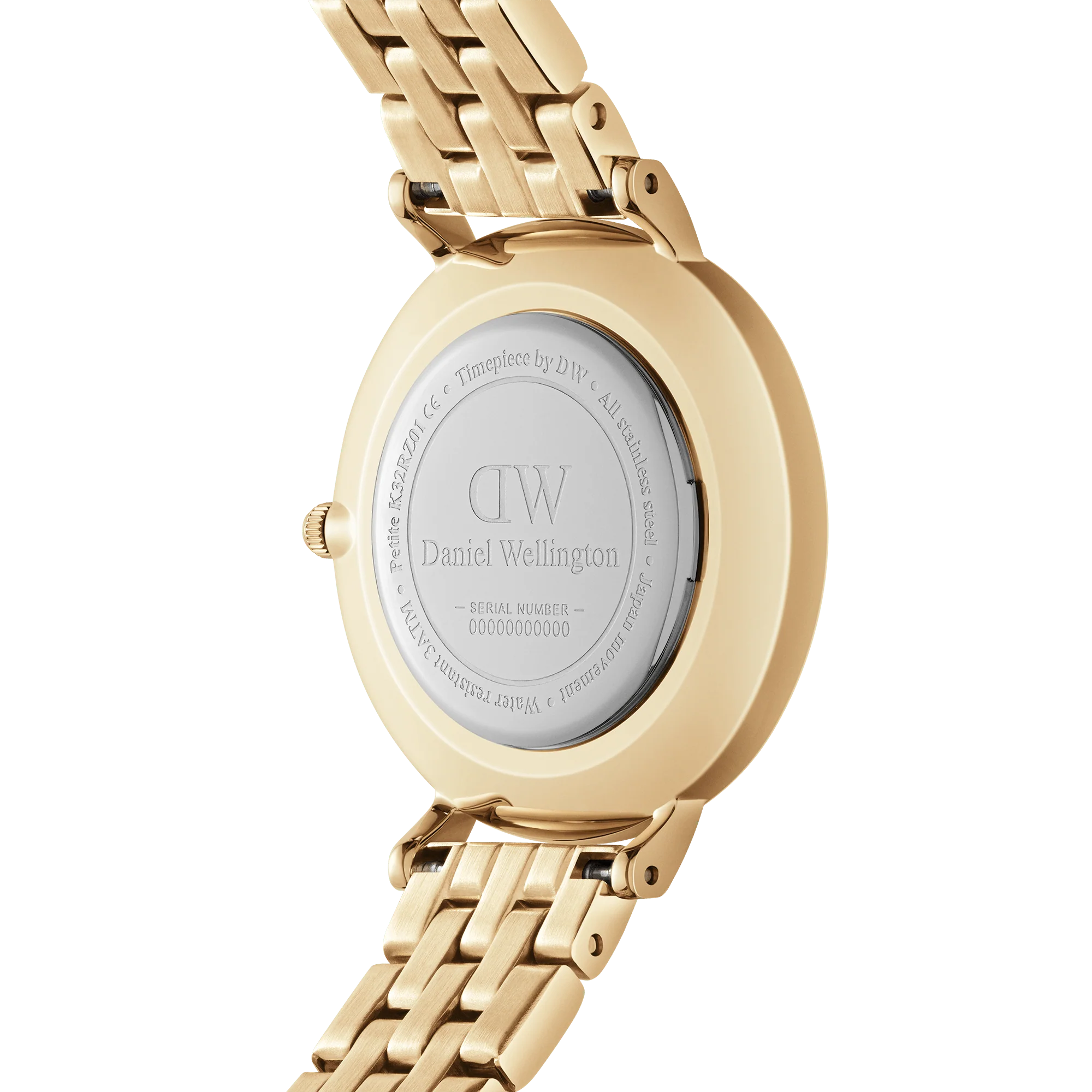 Petite Roman Numerals 5-Link Gold - Image 4