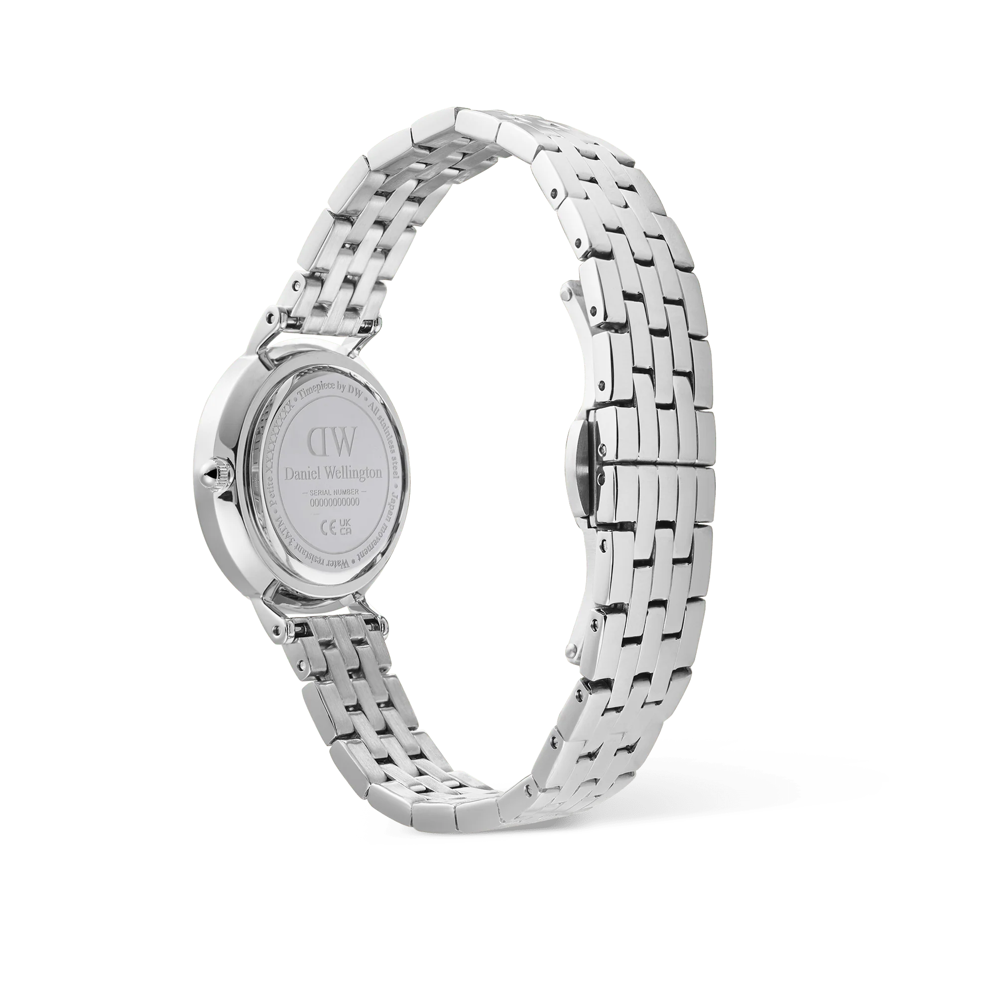Petite Roman Numerals Date 5-link Silver - Image 5
