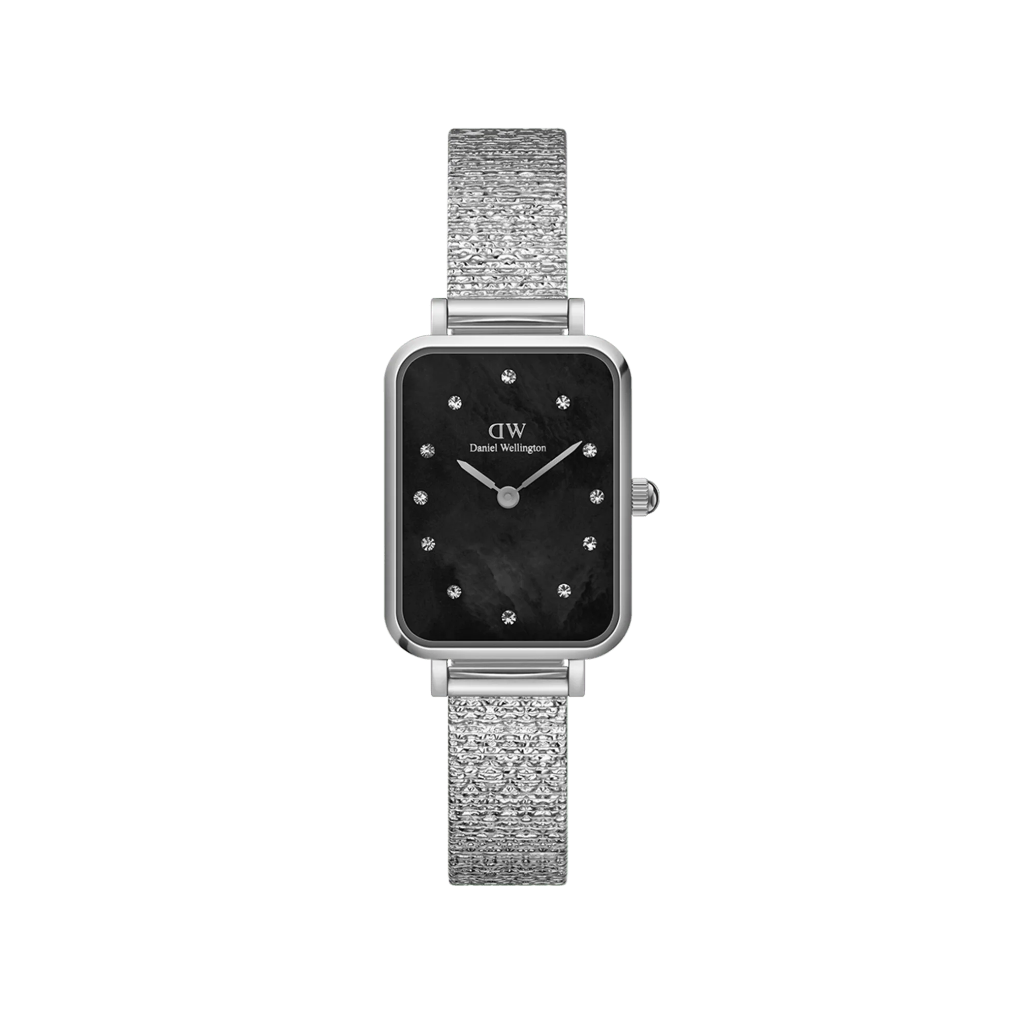 Quadro Lumine Pressed Piano Black MoP Silver