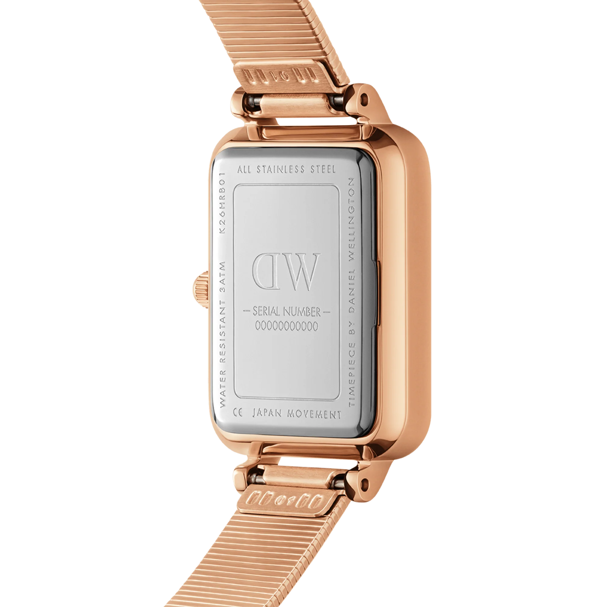 Quadro Lumine Pressed Piano White MoP Rose Gold - Image 4