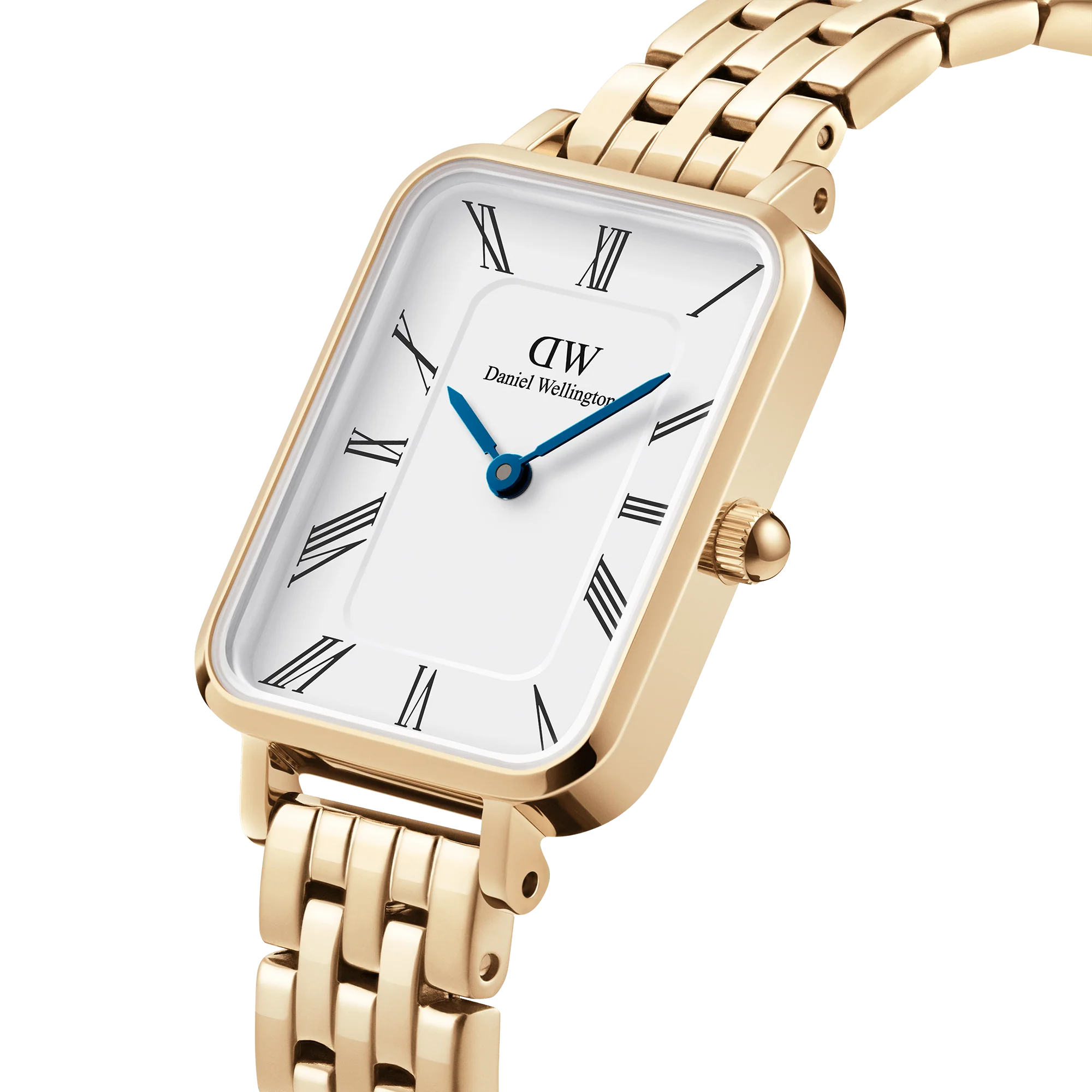 Quadro Roman Numerals 5-Link Gold - Image 3