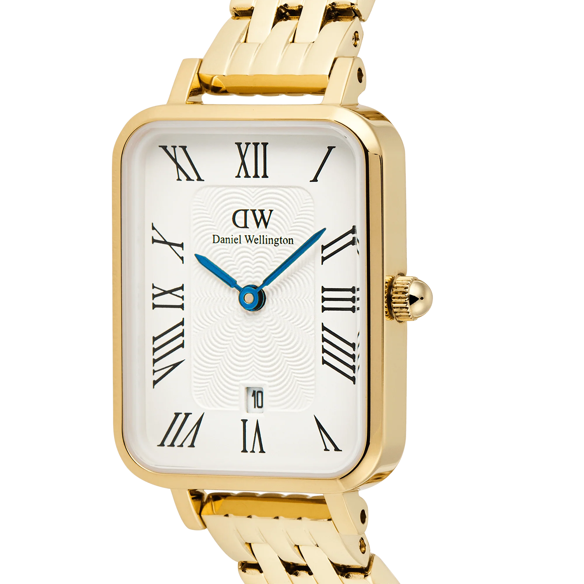 Quadro Roman Numerals Date 5-link Gold - Image 4