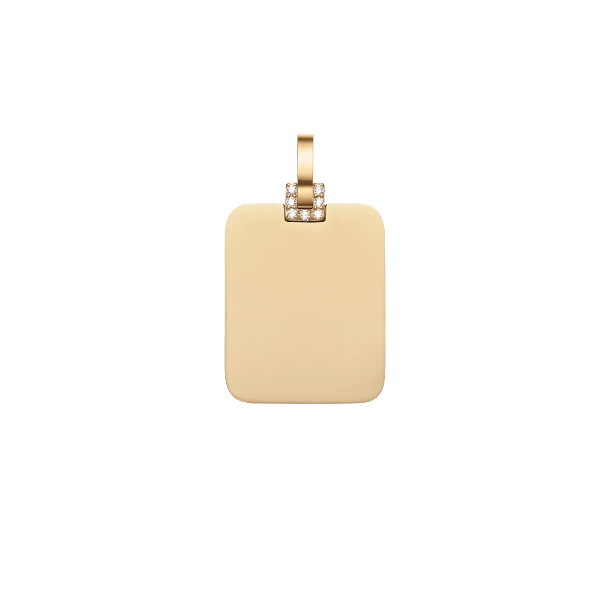 Rectangular Detail Crystal Pendant G