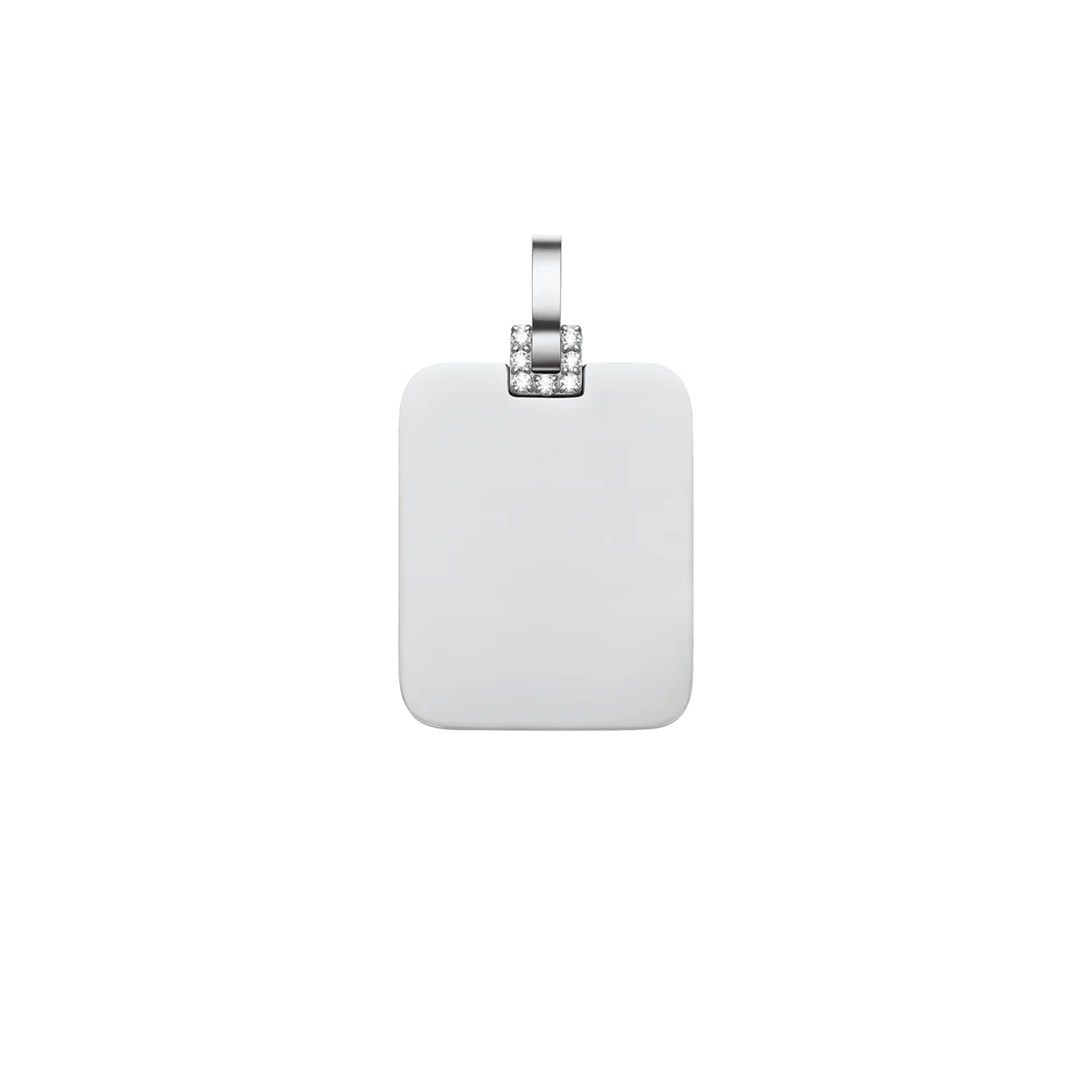 Rectangular Detail Crystal Pendant S