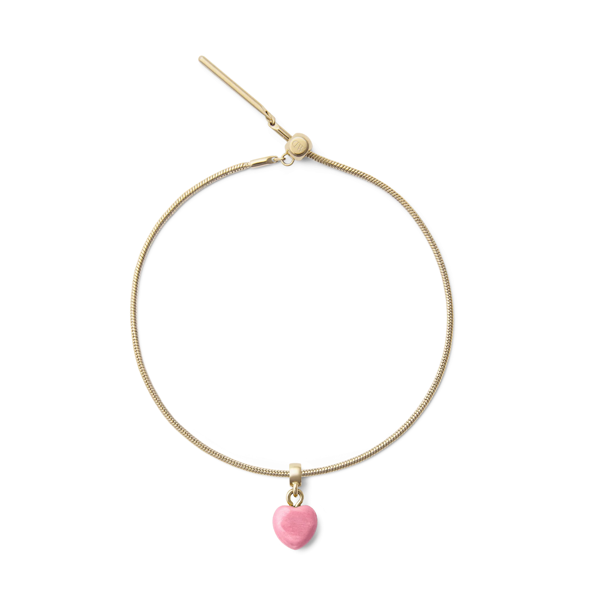 Rhondonite Heart Gold Charm - Image 4