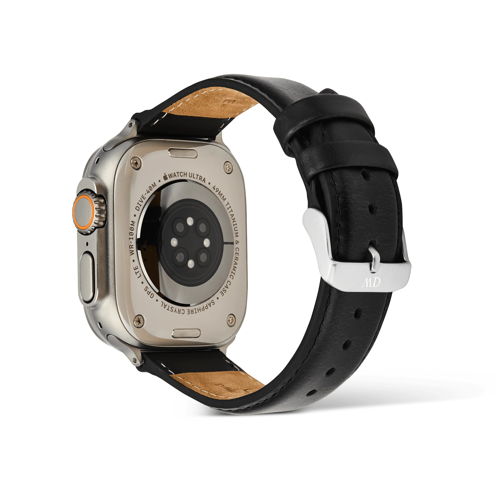 Smartwatch Leather Strap Sheffield Silver - Image 4