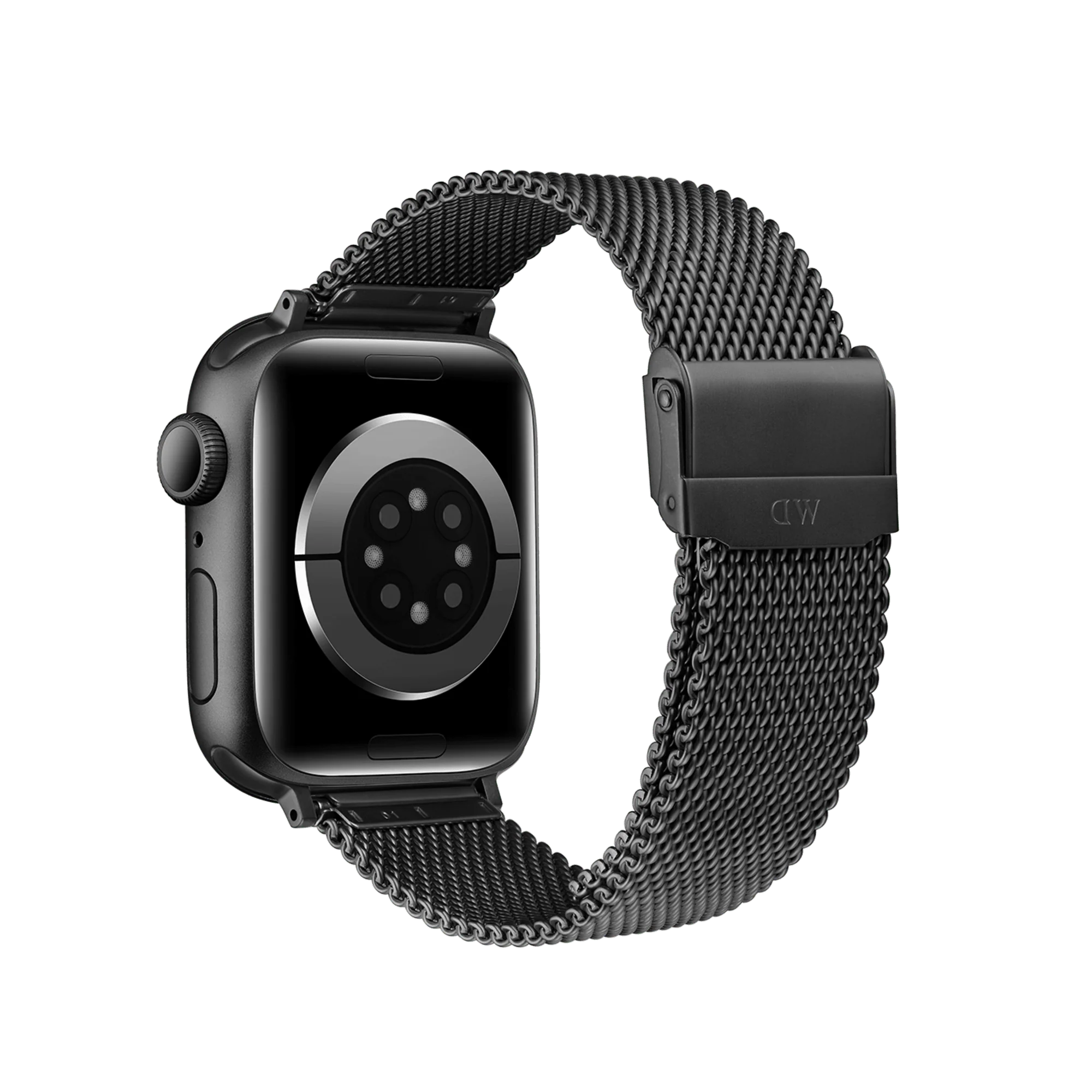 Smartwatch Strap Sandblasted Mesh Black - Image 3