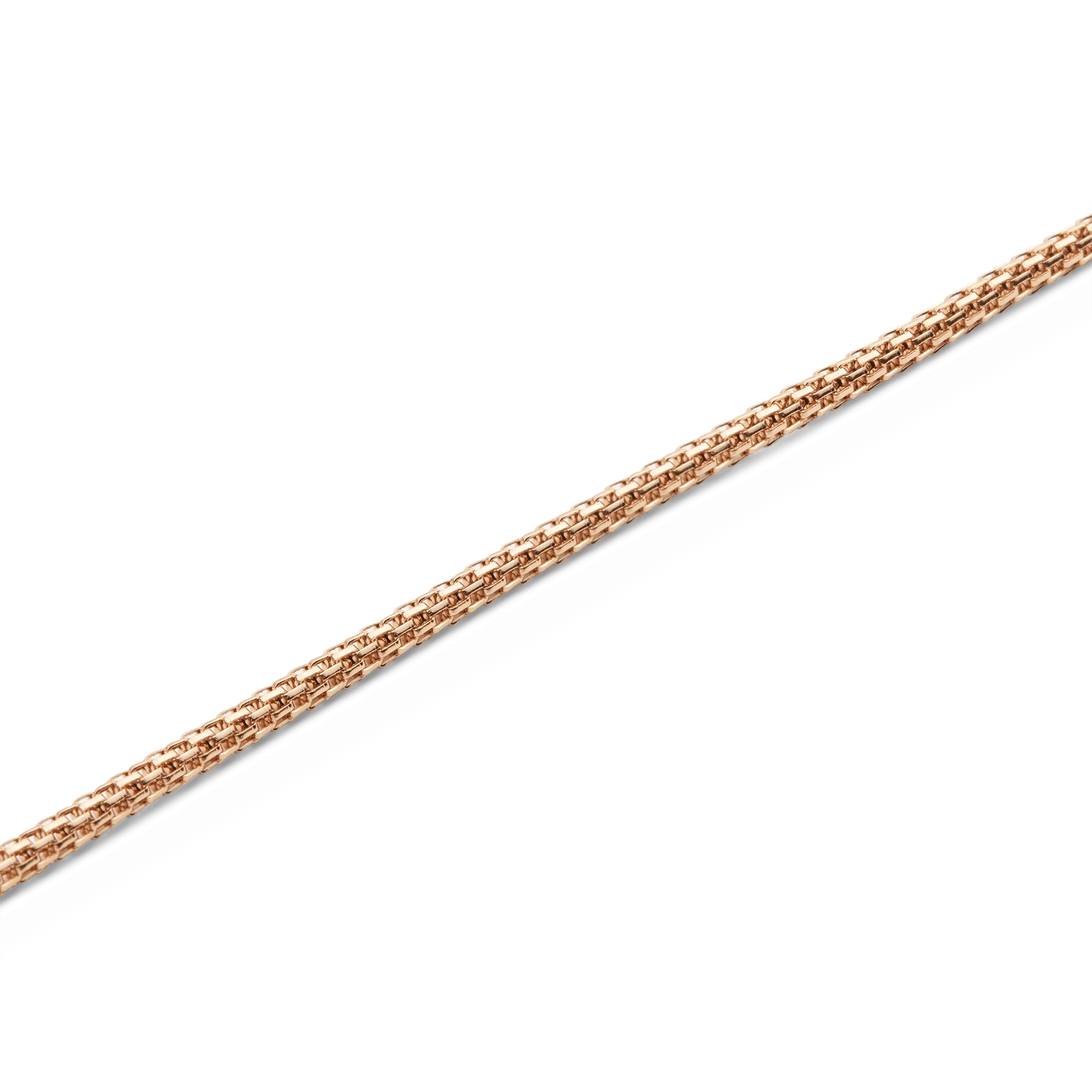 Tide Mesh Necklace Rose Gold 1.8 - Image 3