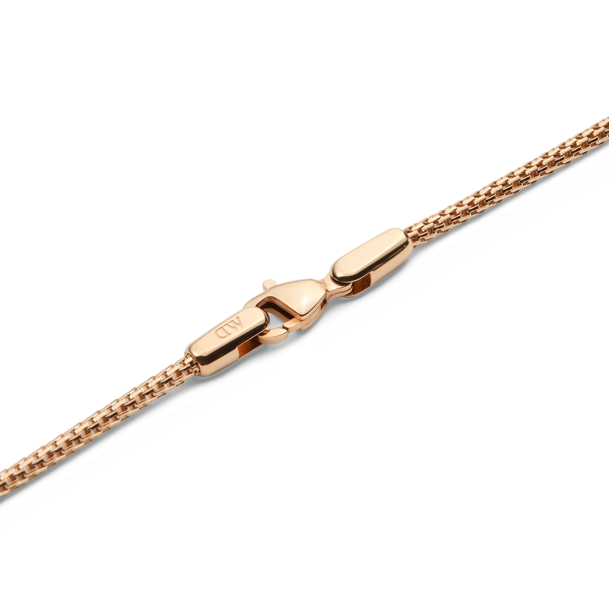 Tide Mesh Necklace Rose Gold 1.8 - Image 4