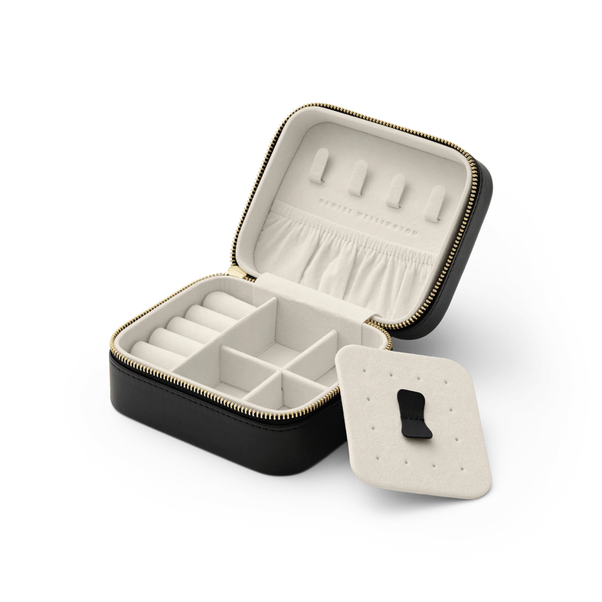 Travel Jewellery Box Black